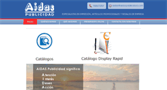 Desktop Screenshot of aidaspublicidad.com