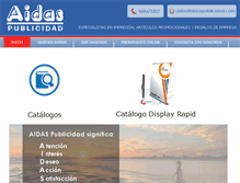 Tablet Screenshot of aidaspublicidad.com